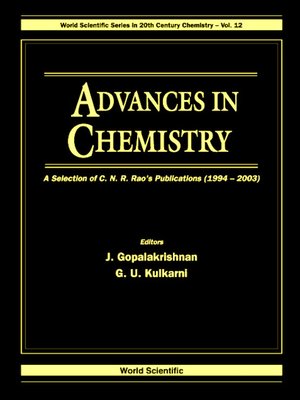 cover image of Advances In Chemistry